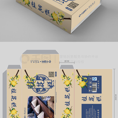 糕點矢量包裝禮盒設計——精致與品味的視覺盛宴